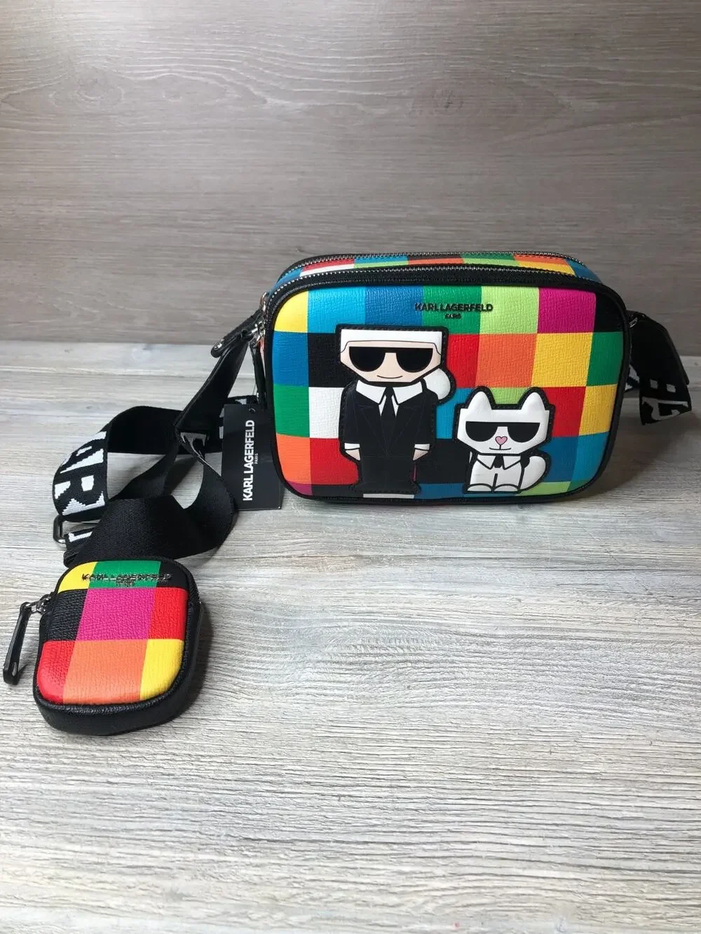 KARL LAGERFELD PARIS Maybelle Multi Combo Camera Bag Crossbody Bag